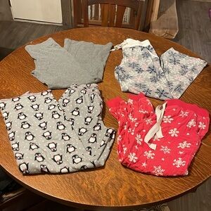 Christmas pajama pants bundle